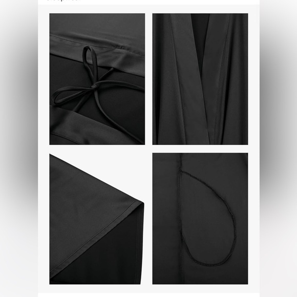 Sioro Satin Robe - Picture 3 of 6